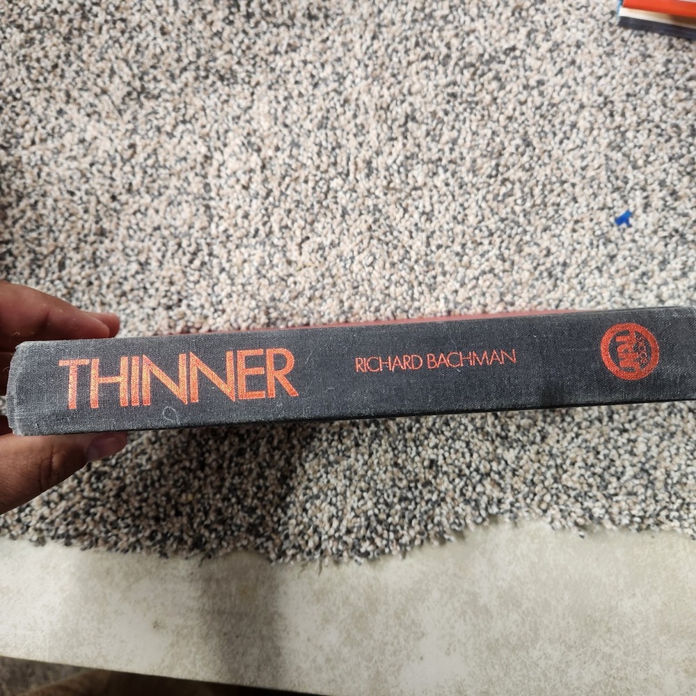 Stephen King Richard Bachman Thinner Hardcover 1984 1st Printing No Dust Jacket
